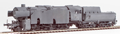 German Steam Locomotive BR 42 of the DRB Wehrmacht Grey Armor Pating (SOUND) 